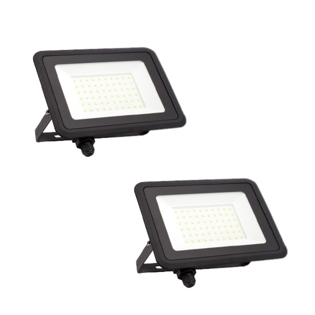 2x LED reflektor 50W 4250lm 4000K IP65 z vododtesnim konektorjem