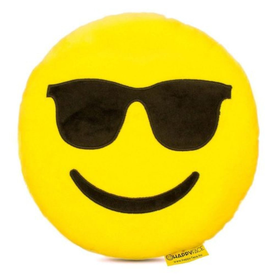 Set 3 kakovostnih emoji plišastih vzglavnikov smiles 32cm