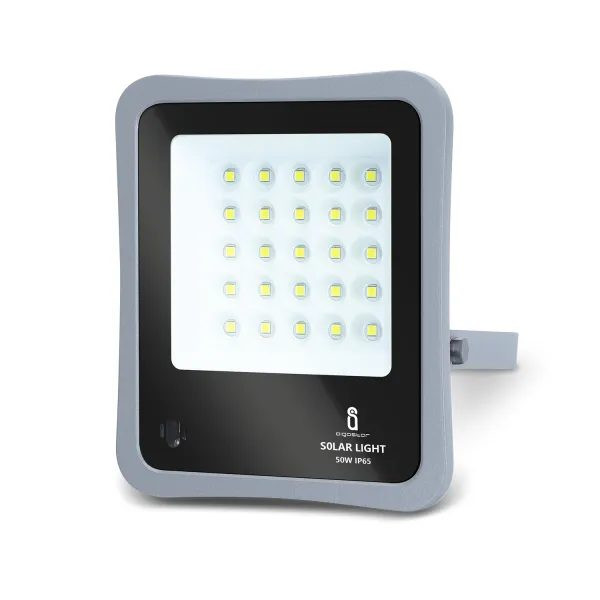 LED solarni reflektor z ločenim monokristalnim solarnim panelom 50W 6500K 500lm