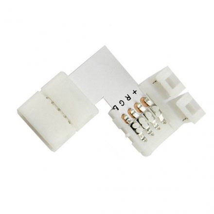 LED kotni konektor za RGB LED trak (10mm)