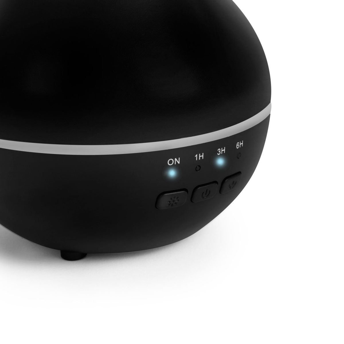 Vlažilnik zraka - difuzor 120ml z RGB LED osvetlitvijo na USB napajanje črne barve
