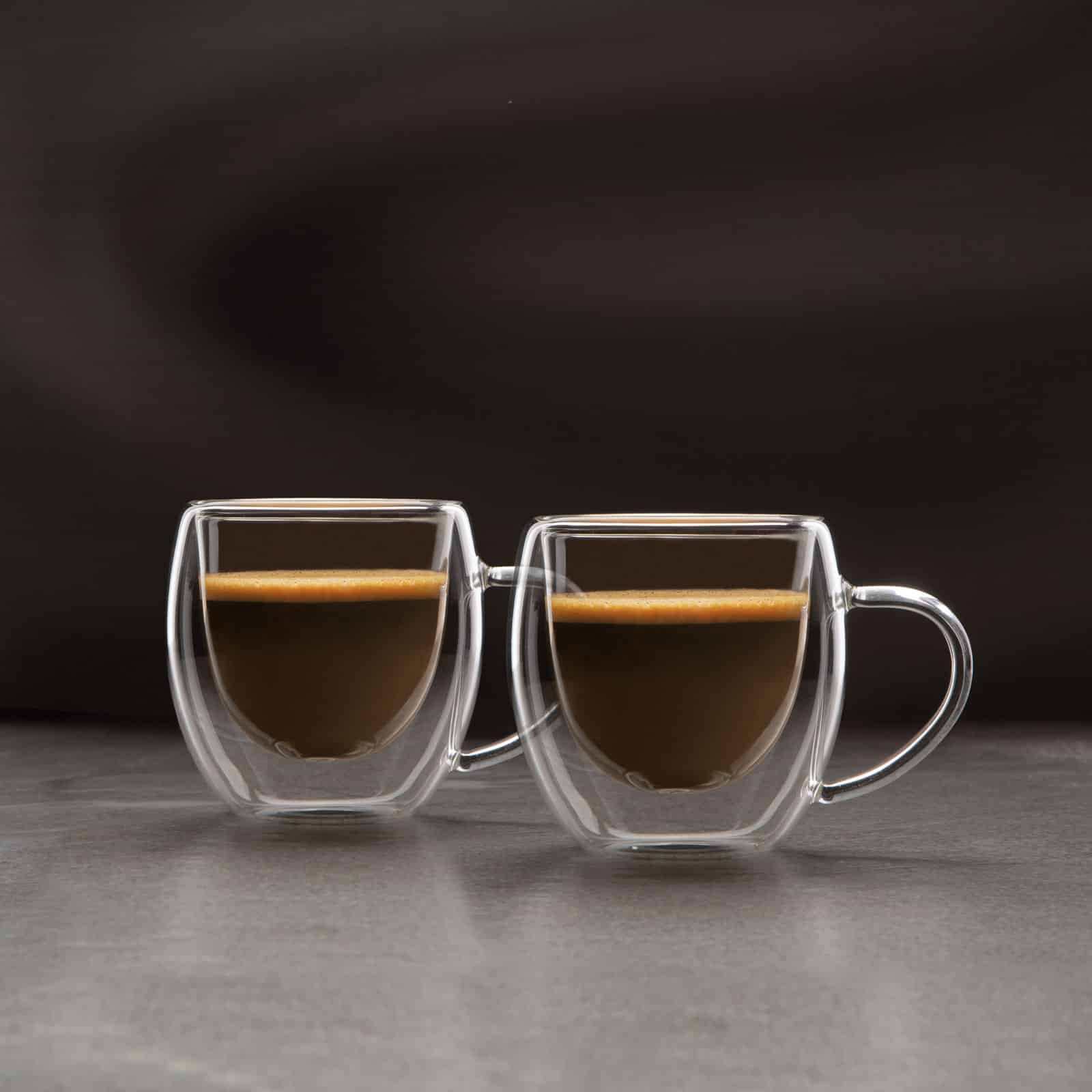 Set skodelic za esspresso z dvojno steno 80 ml 2 kos / škatla