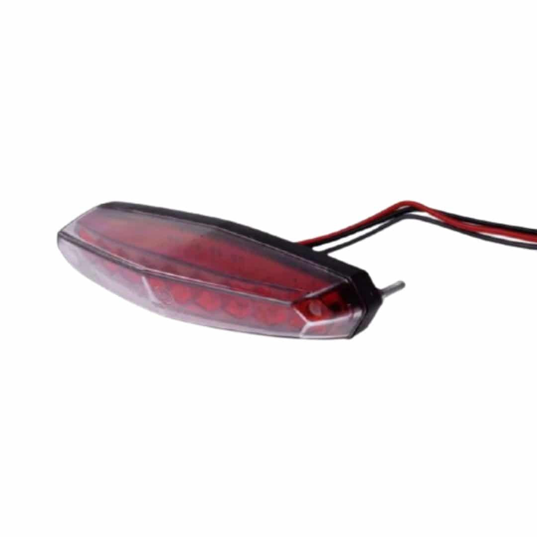 LED zadnja luč za skuter/moped z osvetlitvijo tablice
