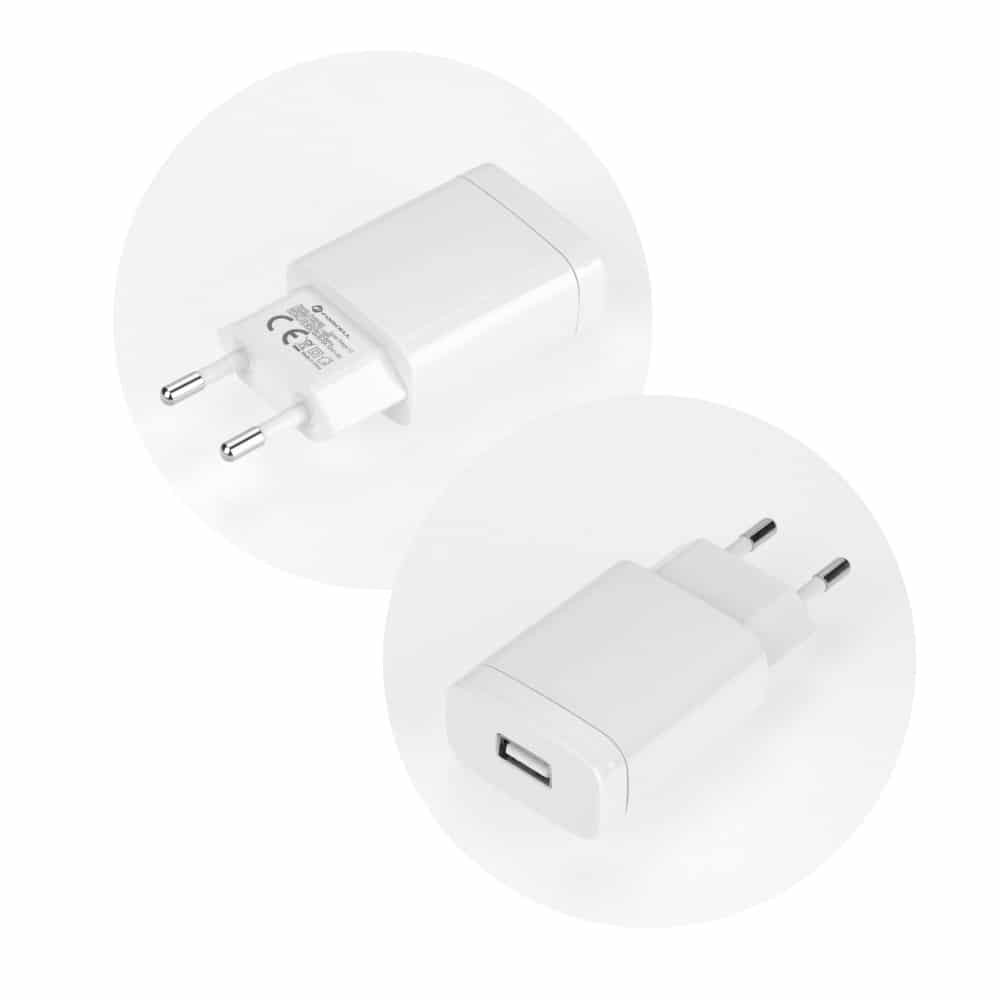 Omrežni polnilec s priključkom USB - 2,4A s funkcijo Quick Charge 3.0