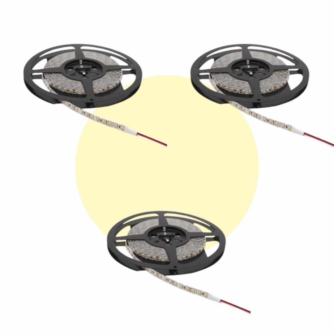 LED trak 3x5m 120 LED/m 12V 9,6W/m toplo beli 3000K