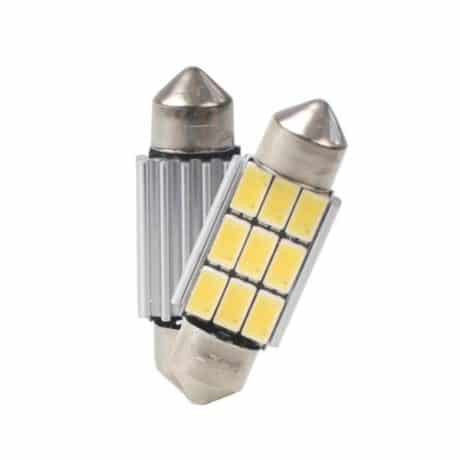 2x avto LED sijalka - žarnica C5W 36mm 3.2W 450lm 12V CANBUS OSRAM toplo bela 3000K