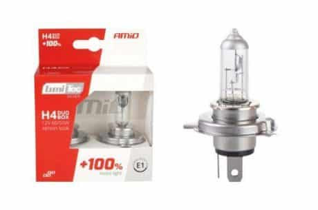 Halogenska avto žarnica LumiTec SILVER +100% H4 12V 60/55W 2 kosa