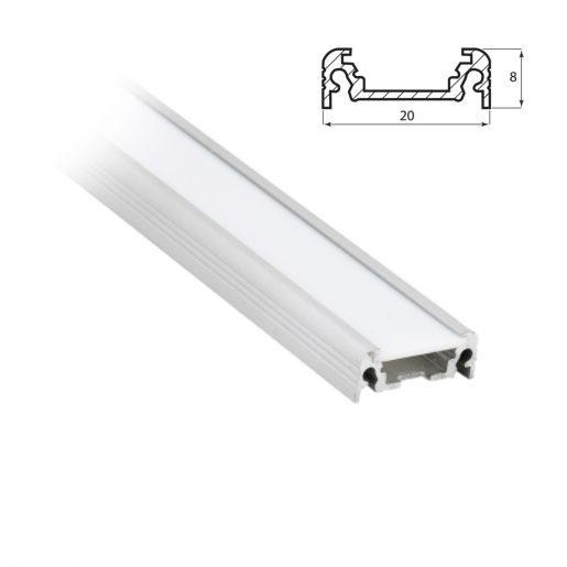 LED profil ALU T3 1m