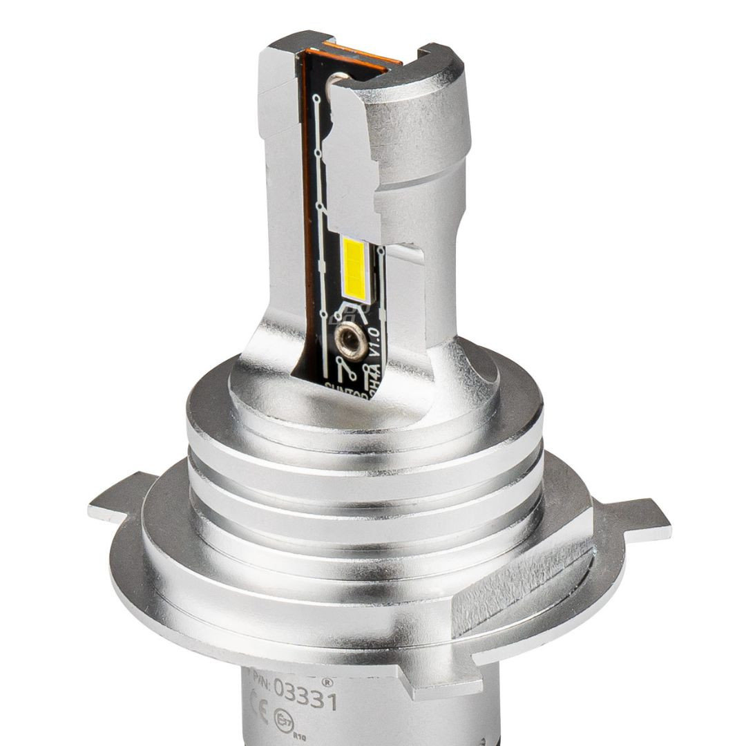 2x H4 avto LED sijalka 50W 2225lm 6500K 12/24V E9 homologacija