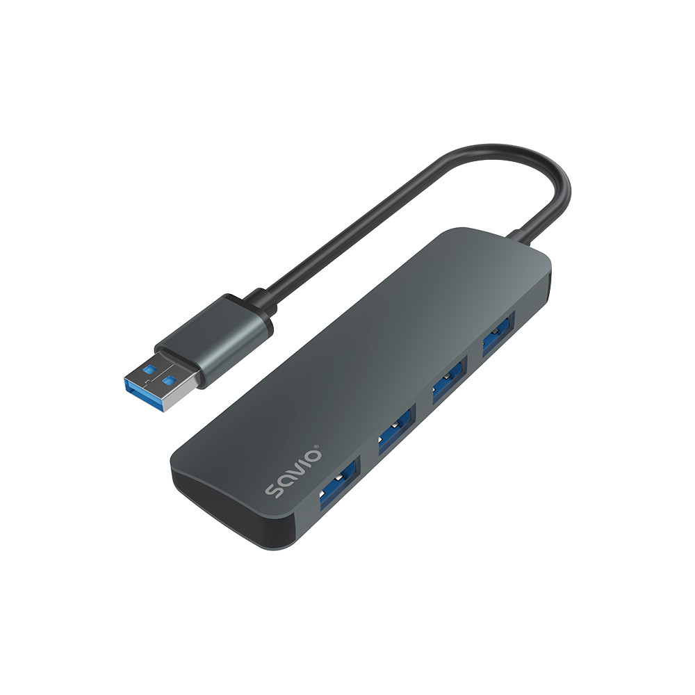 4-portni USB 3.1 HUB razdelilnik aluminij