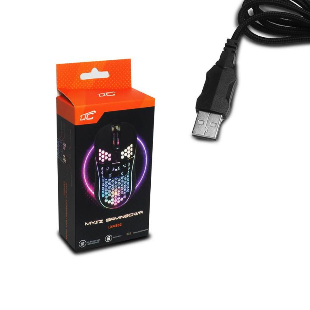 Računalniška gaming miška RGB 6400 DPI
