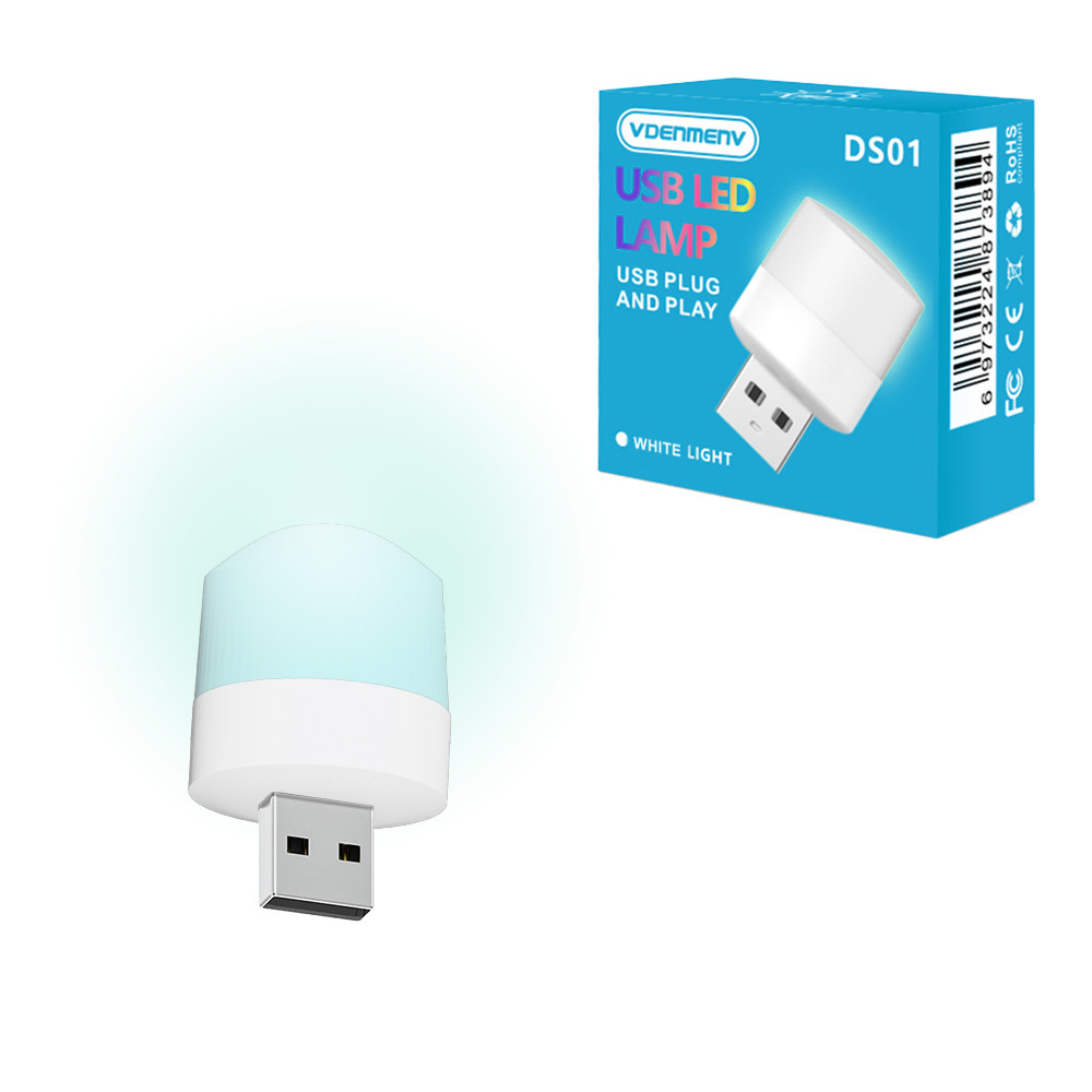 USB svetilka hladno bela 5V 1W