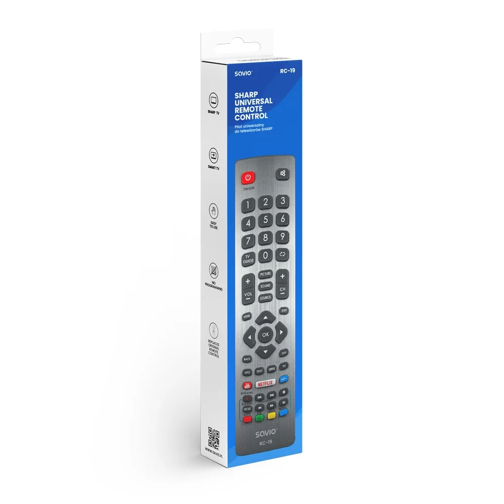 Nadomestni TV daljinec za SHARP SMART TV