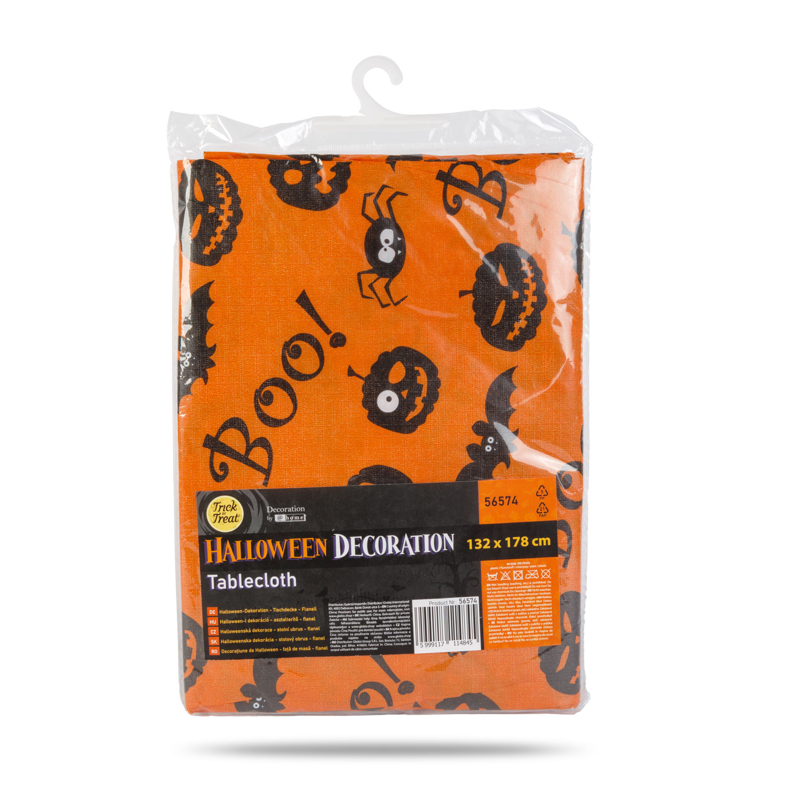 Halloween dekoracija flanela 132 x 178cm